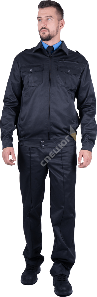 Купить Костюм для сотрудника охраны Люкс(черный) Кос 401 в Москве