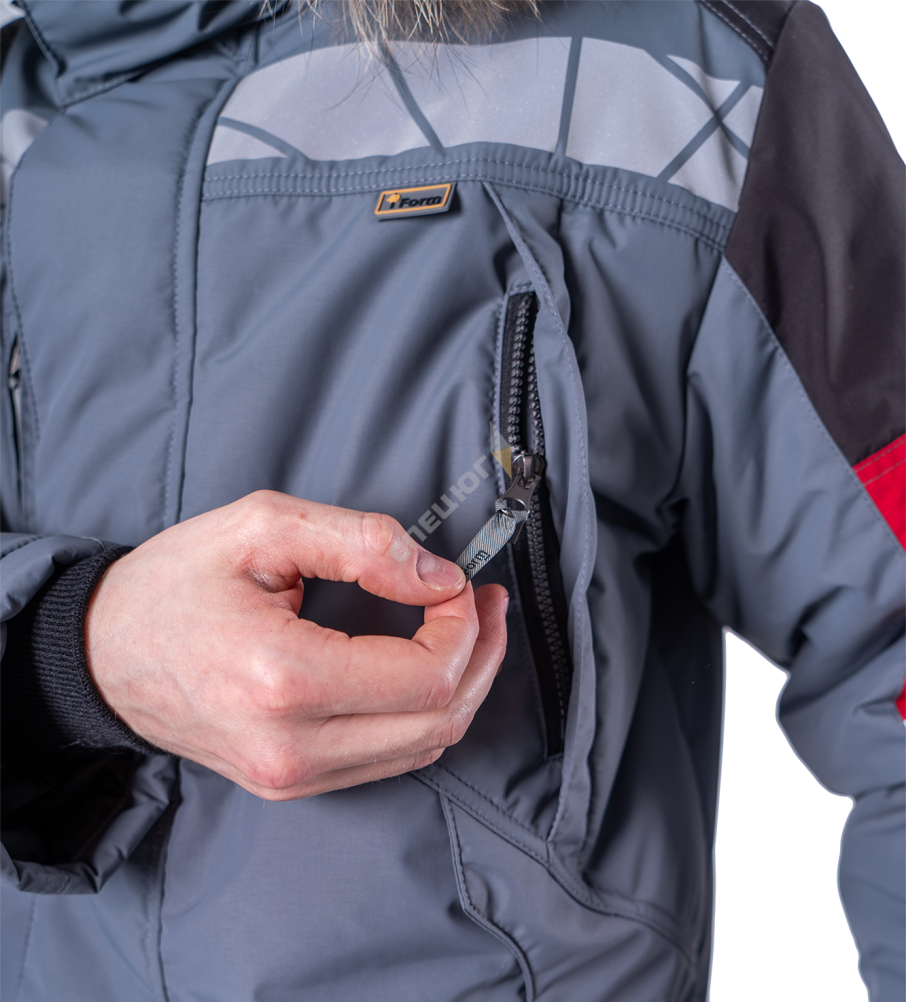 Купить Куртка ХАЙ-ТЕК SAFETY зимняя тк.мембрана (Кур 213) в Москве