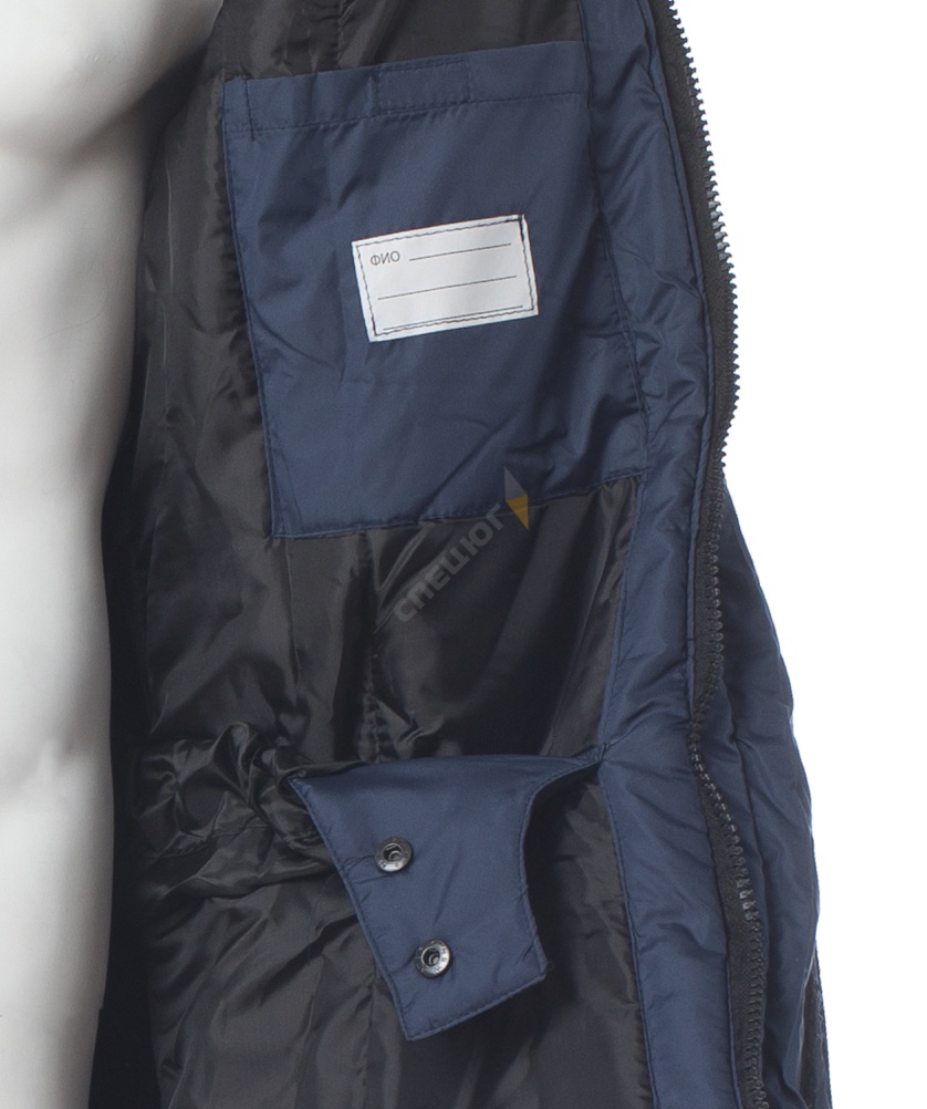 Купить Куртка СИТИ утепленная синий/черный в Москве