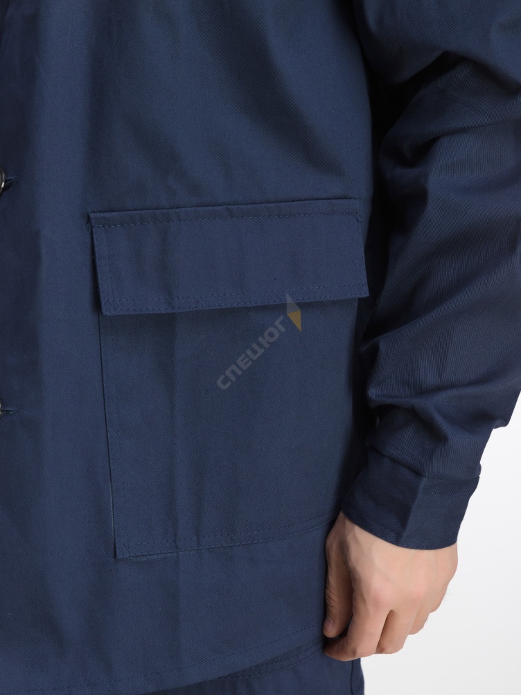 Купить Костюм ПРОИЗВОДСТВЕННИК с СВП (куртка+брюки) ткань: саржа в Москве